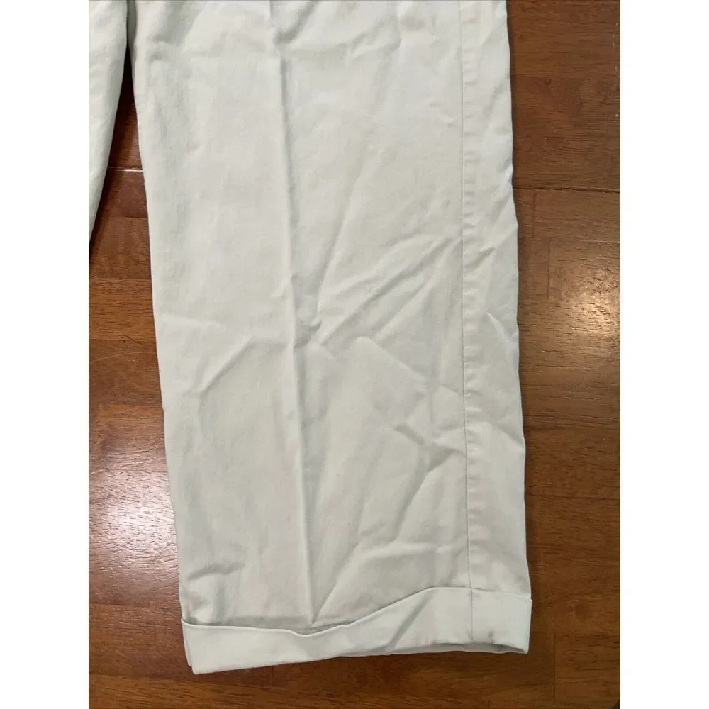 TOMMY BAHAMA MENS BEIGE TAN STRAIGHT COTTON LYOCELL SPANDEX BLEND PANTS SZ 36